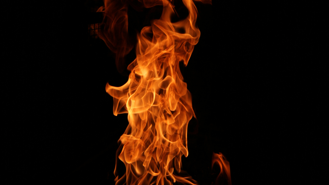Обои огонь, пламя, тепло, артист, огонь складе в разрешении 1366x768