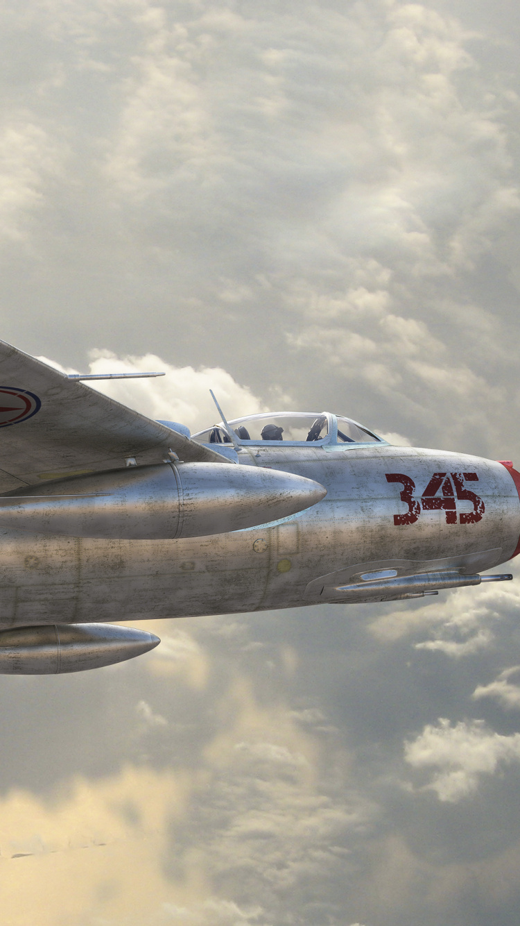 Обои самолеты, самолет, авиация, военный самолет, истребительная авиация в разрешении 750x1334