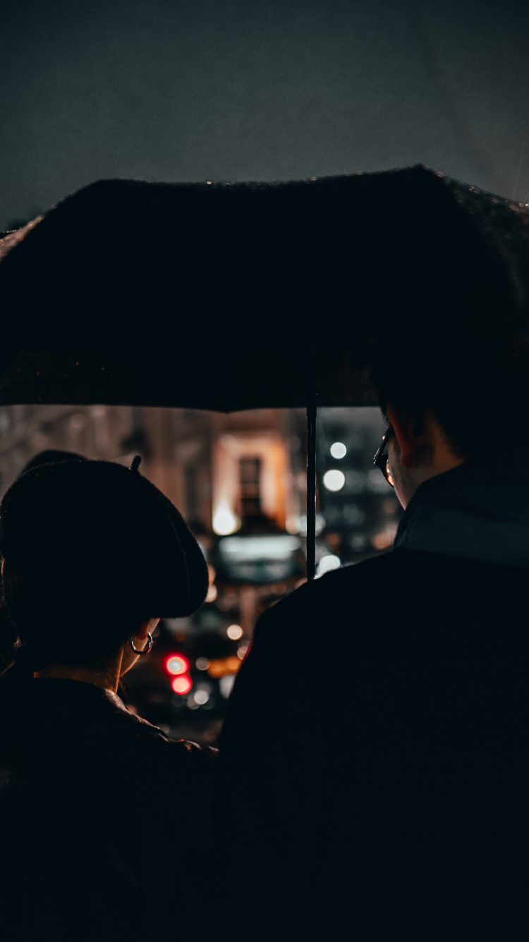 Обои свет, отражение, полутона и оттенки, автомобильное освещение, темнота в разрешении 750x1334