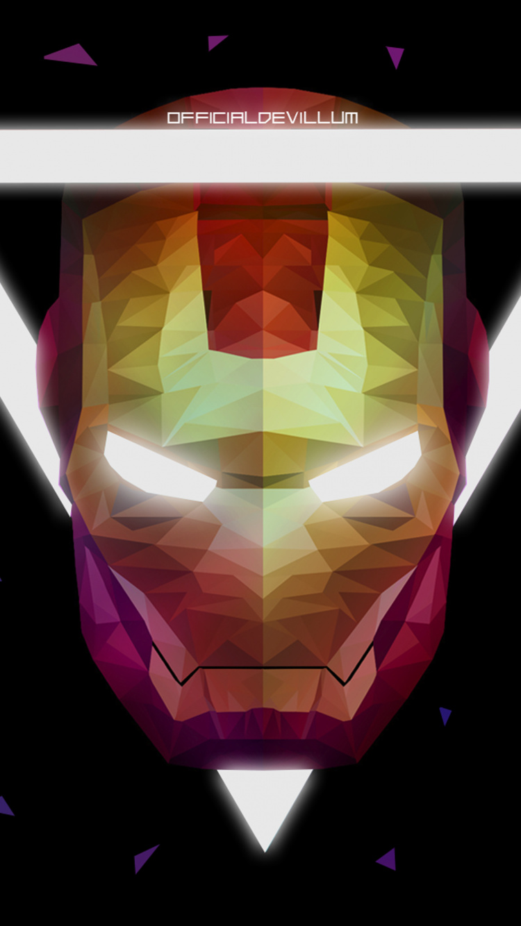 Обои свет, Низкий поли, узор, символ, пурпур в разрешении 750x1334