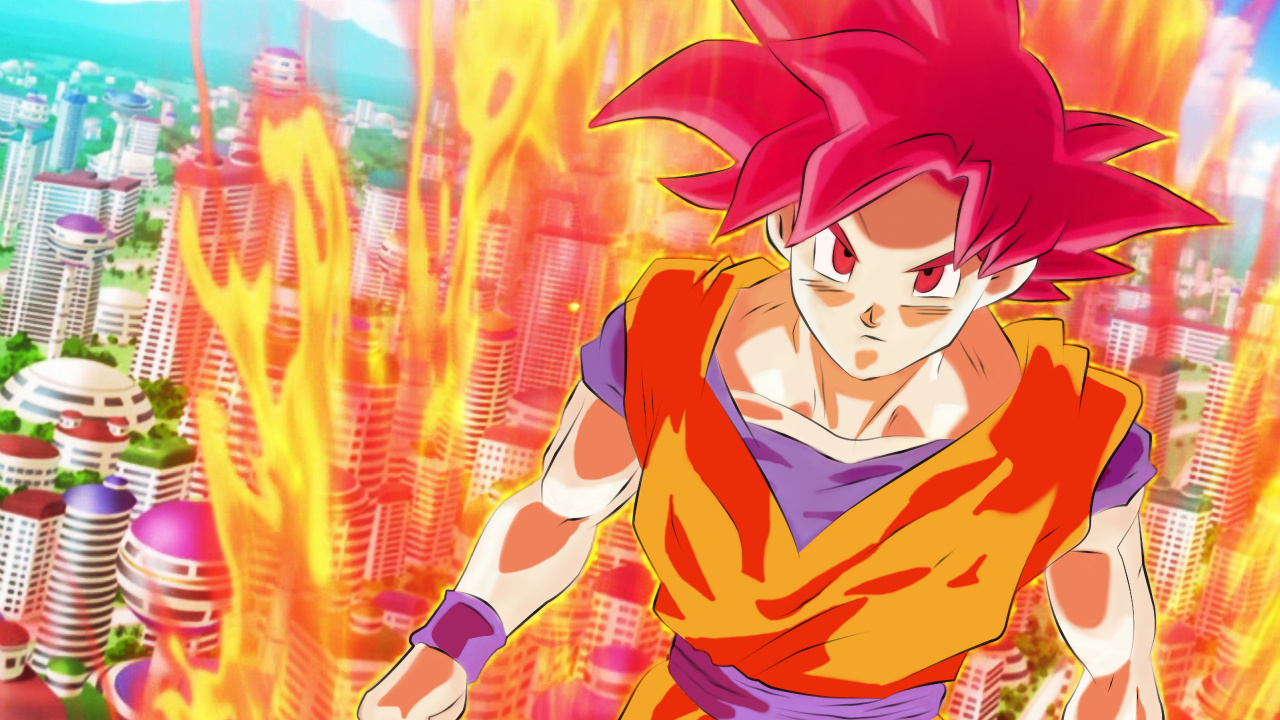 Обои гоку, Саян, Super Saiyan, Жемчуг дракона, аниме в разрешении 1280x720