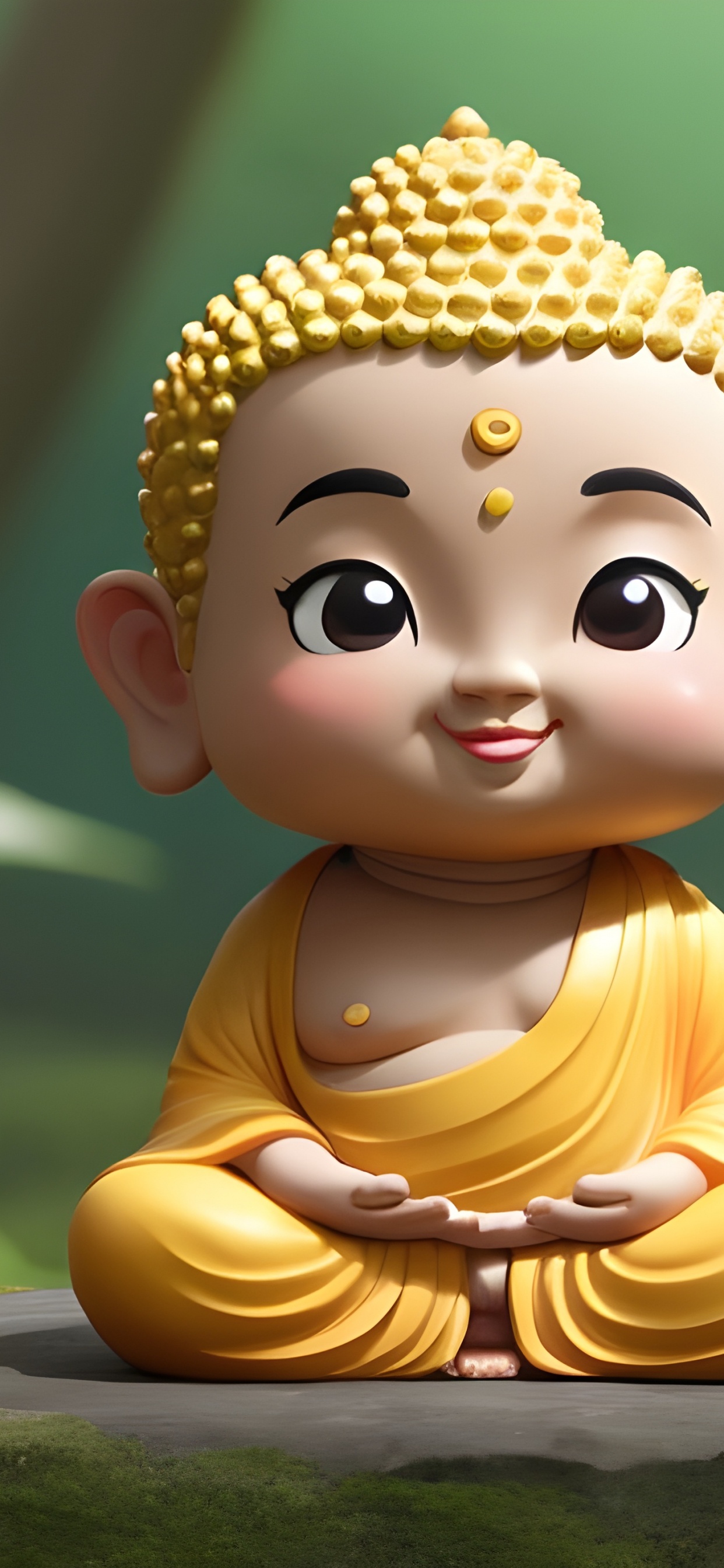 Обои голова, глаз, Счастлив, арт, наземное растение в разрешении 1242x2688