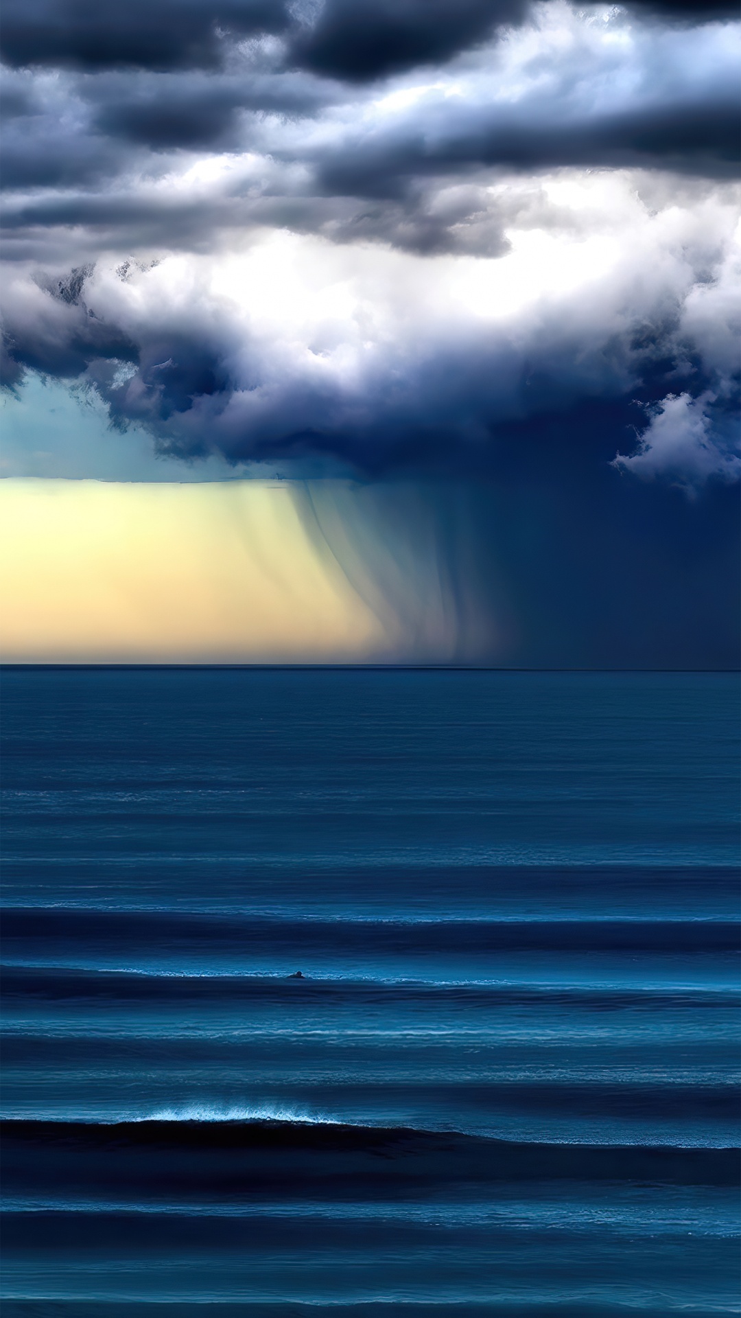 Обои облако, вода, атмосфера, дневное время, синий в разрешении 1080x1920