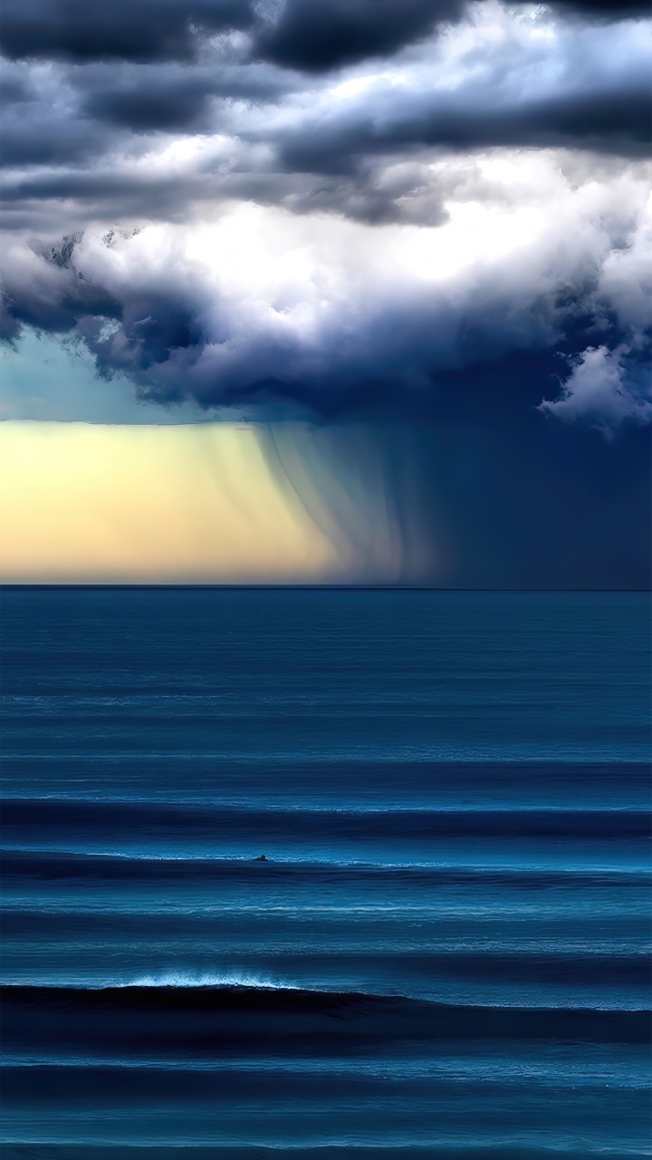 Обои облако, вода, атмосфера, дневное время, синий в разрешении 720x1280