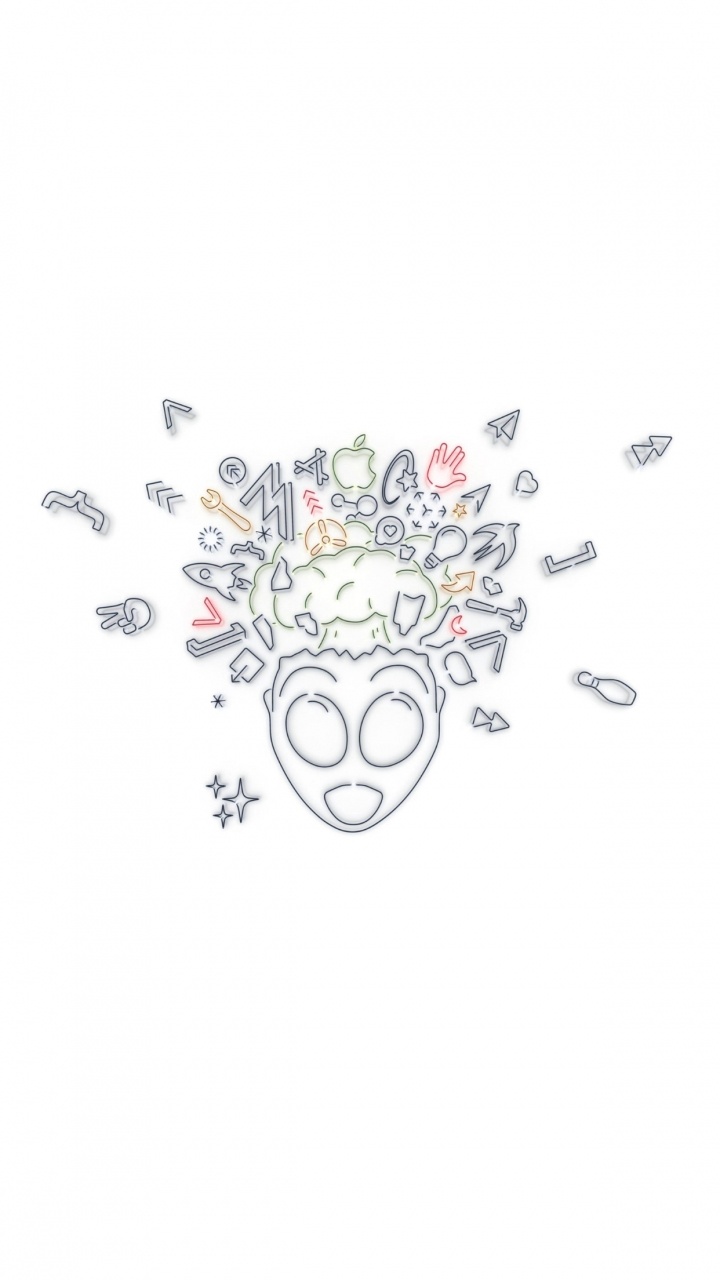 Обои apple, iPhone, WWDC 2019, яблоко, дизайн в разрешении 720x1280