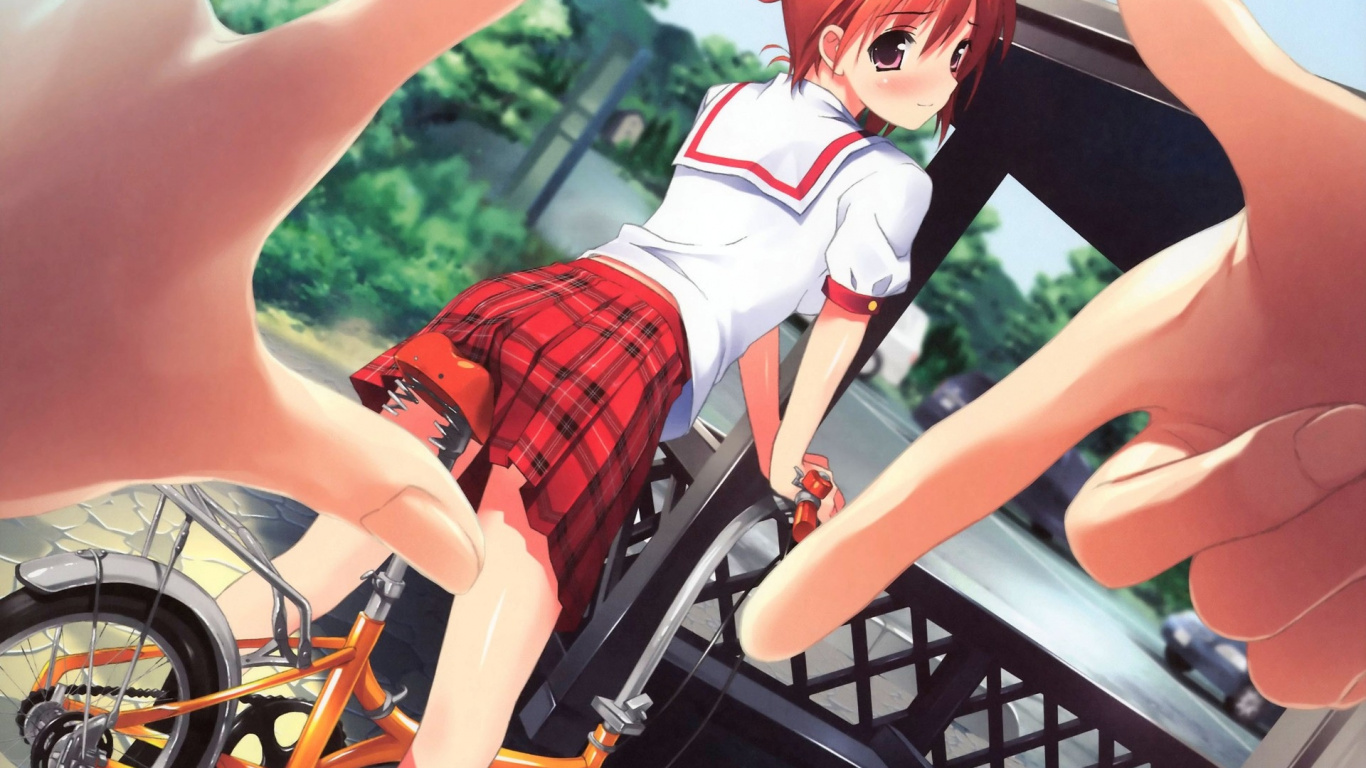 Обои холст, печать, постер, мангака в разрешении 1366x768