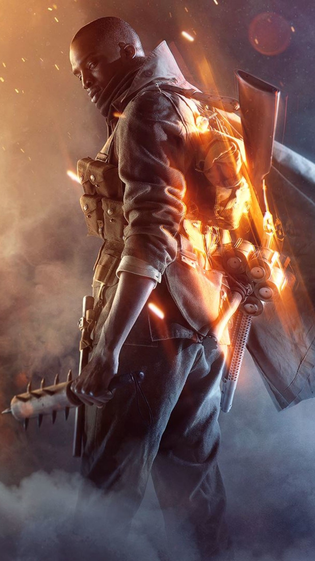 Обои battlefield 1, компьютерная игра, стратегии видео игры, Цифровой композитинг, иллюстрация в разрешении 1080x1920