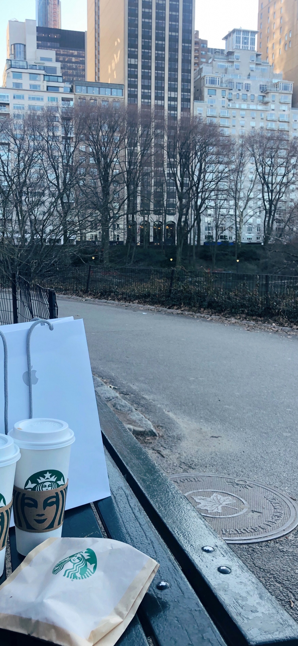 Обои городской район, вода, небьющиеся, башня, здание в разрешении 1242x2688