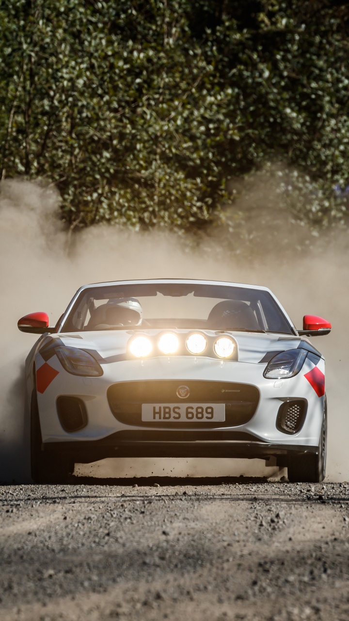 Обои Jaguar F-Type, Ягуар XK120, спорткар, Ягуар, авто в разрешении 720x1280