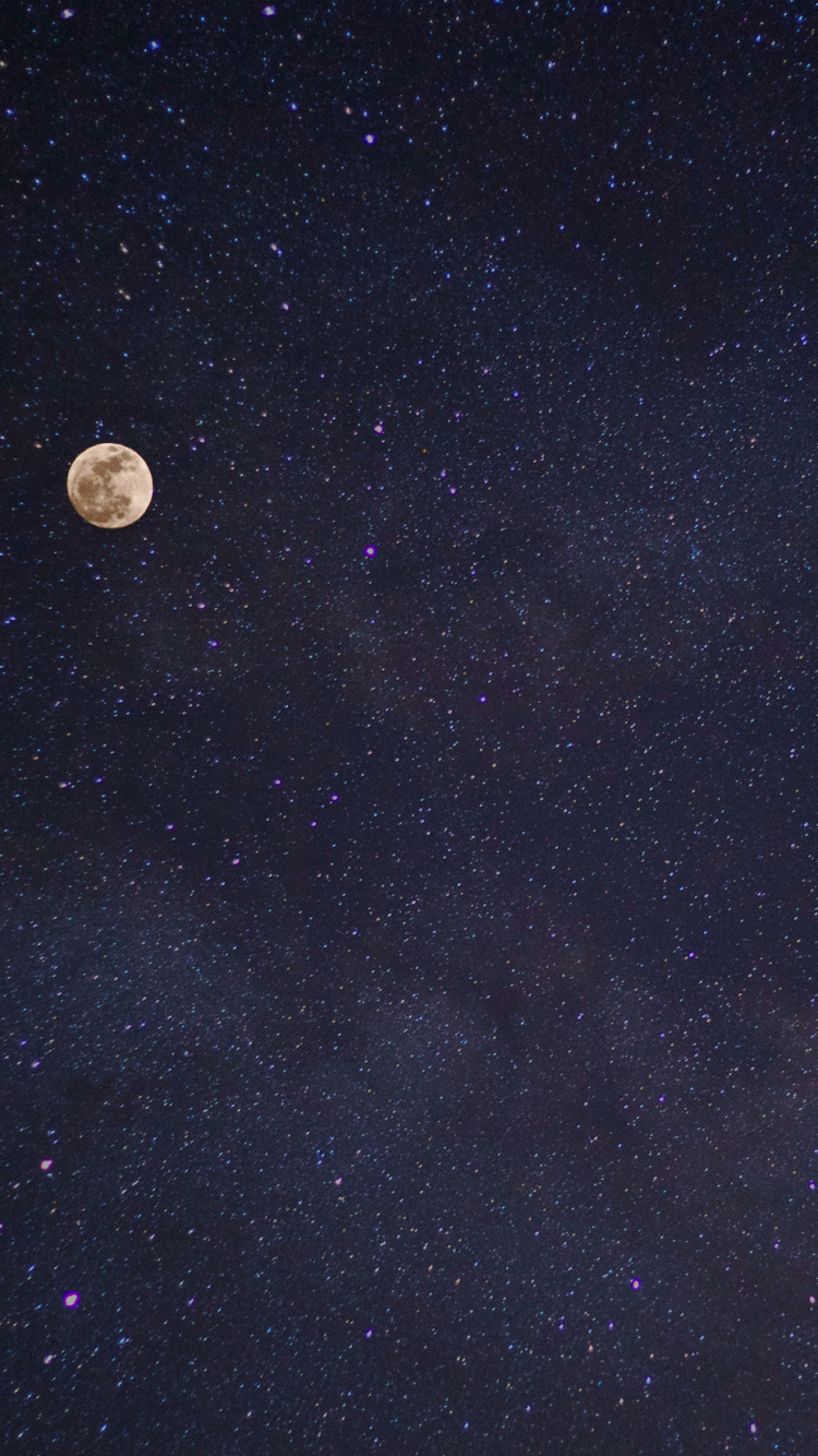 Обои ночное небо, ночь, небесное явление, астрономический объект, атмосфера в разрешении 750x1334