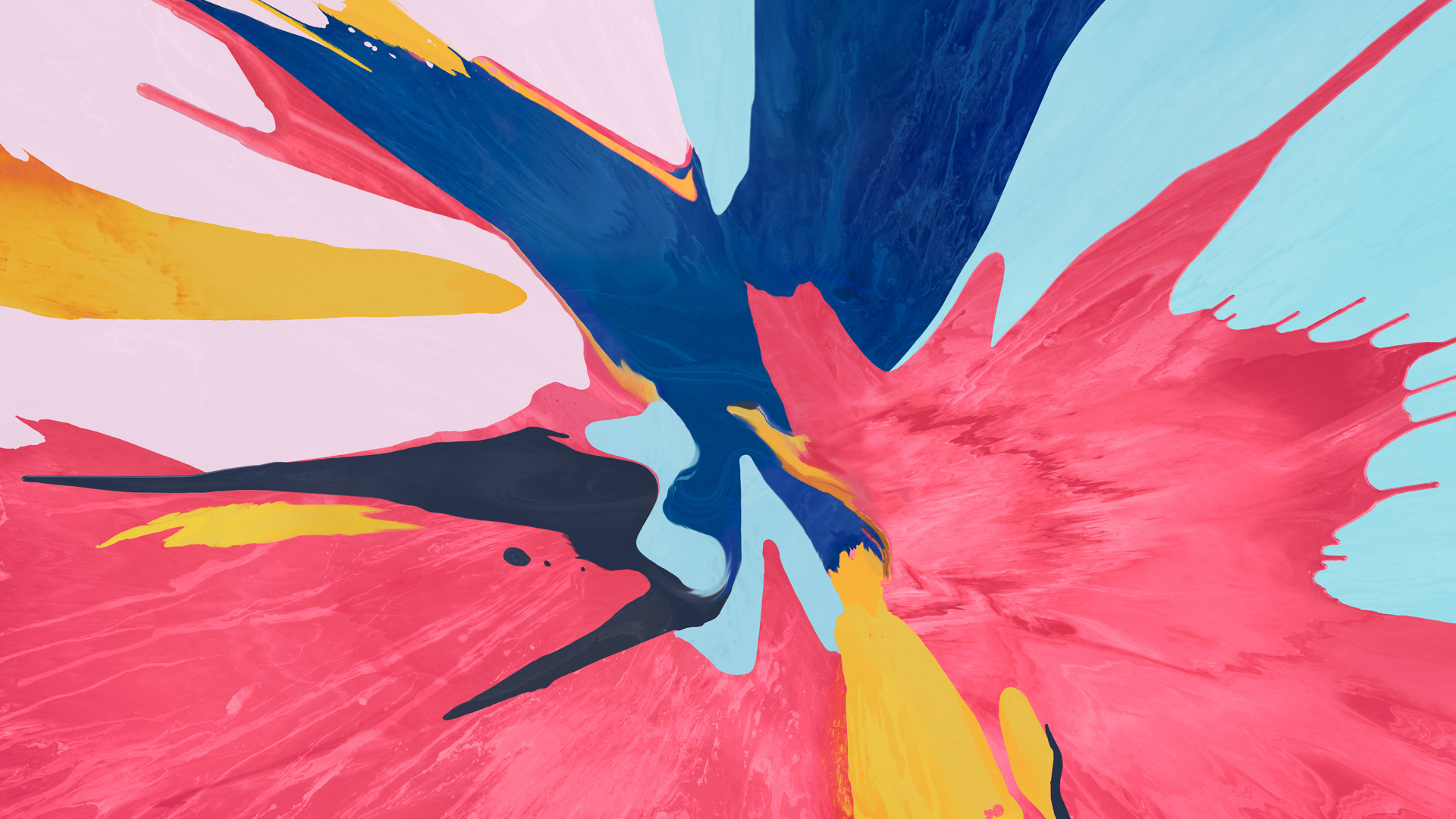 Обои apple, красный цвет, акриловая краска, живопись, визуальное искусство в разрешении 1920x1080