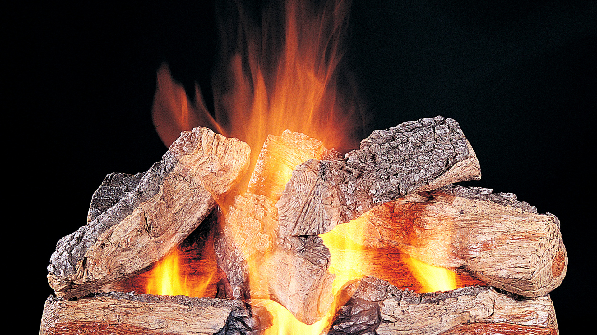 Обои камин, огонь, тепло, пламя, рок в разрешении 1920x1080