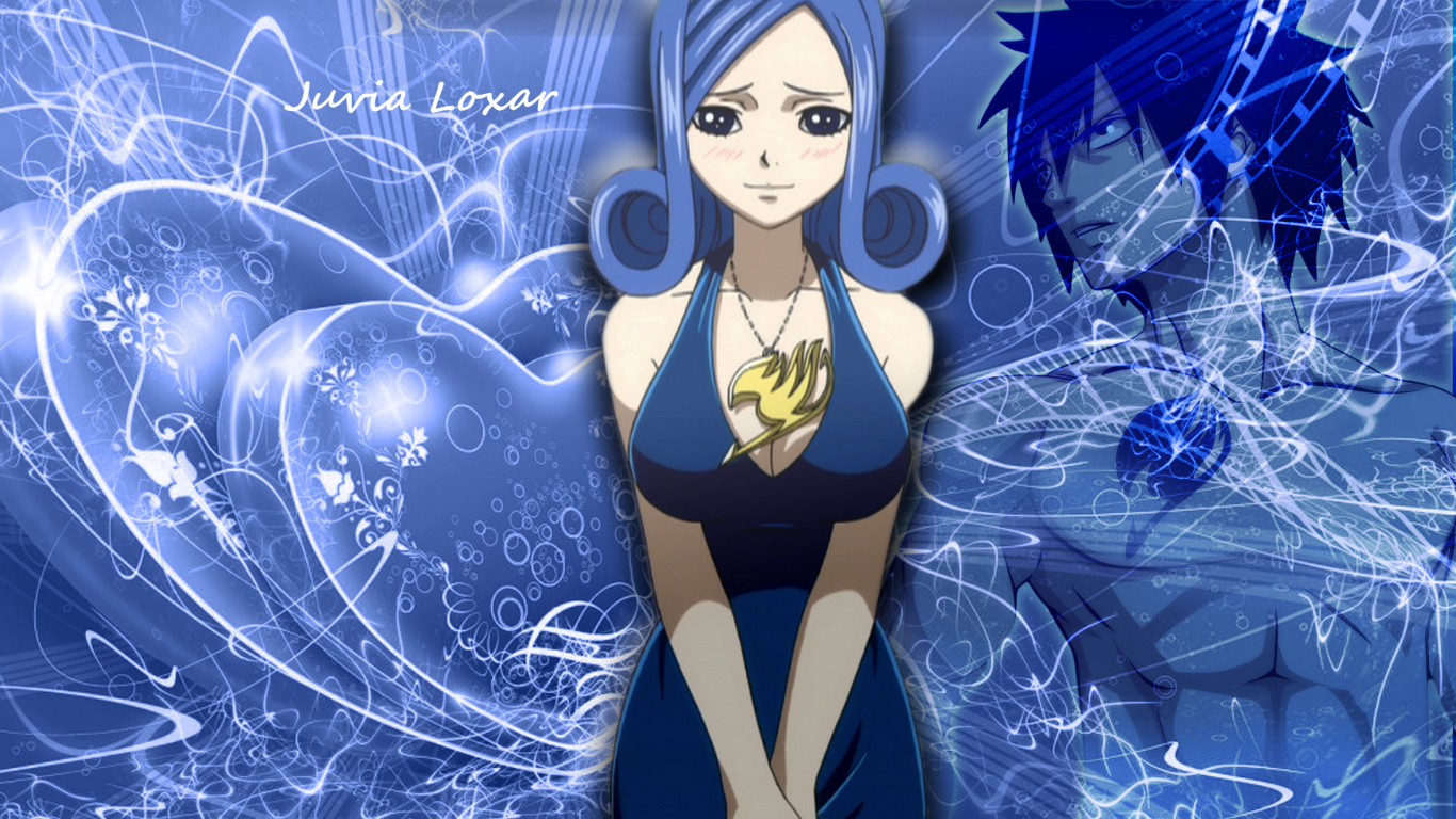 Обои сердце, День Святого Валентина, синий, иллюстрация, аниме в разрешении 1366x768