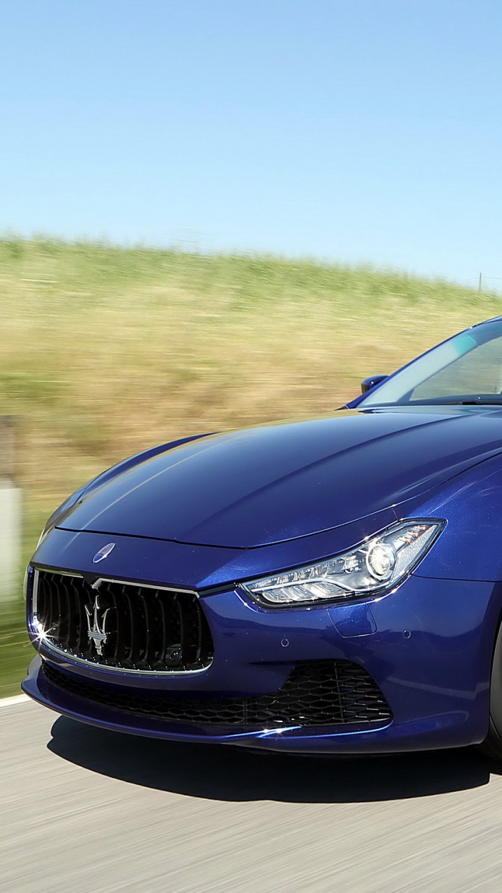 Обои maserati quattroporte, Мазерати, авто, спорткар, Мазерати Гибли в разрешении 720x1280