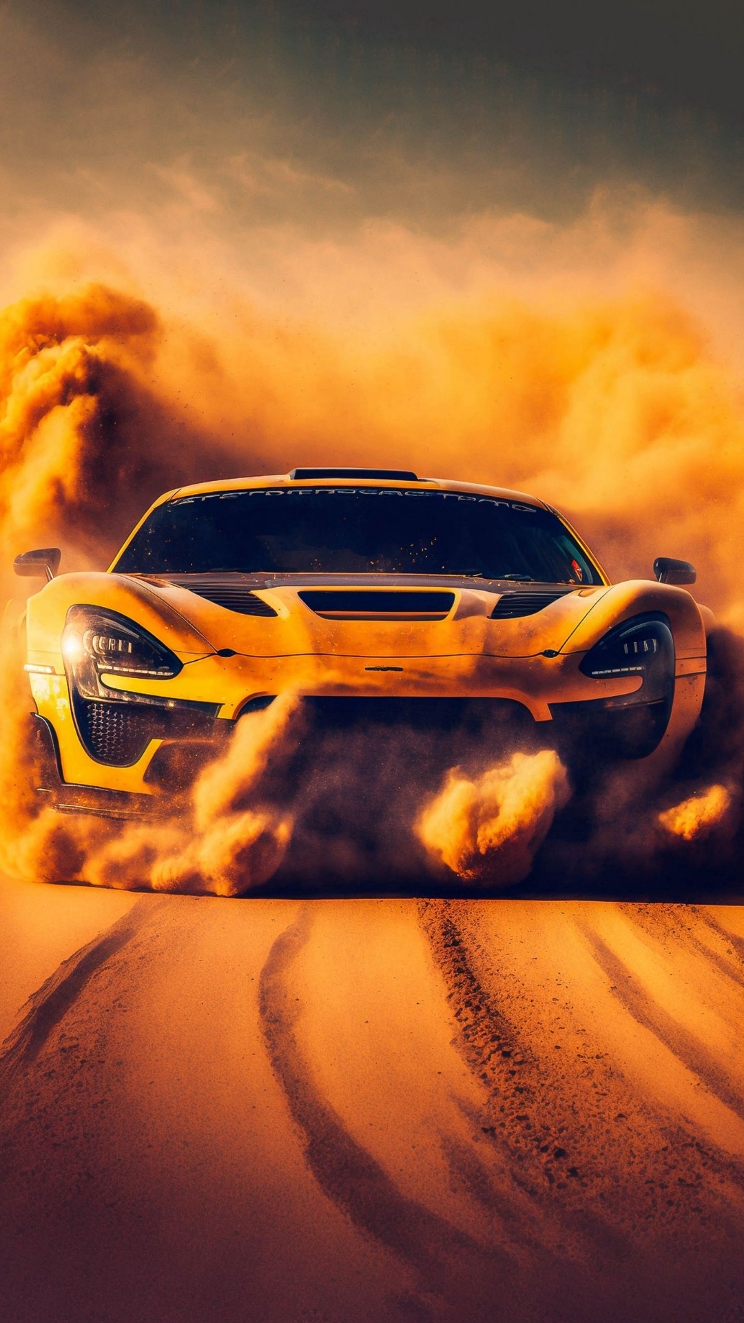 Обои отражение, легковые автомобили, спорткар, суперкар, dodge в разрешении 1080x1920