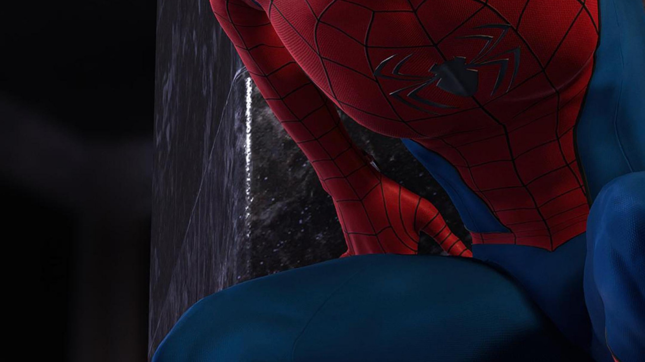 Обои человек-паук, чудо человек-паук майл моралес, playstation 4, playstation 5, мультфильм в разрешении 1280x720