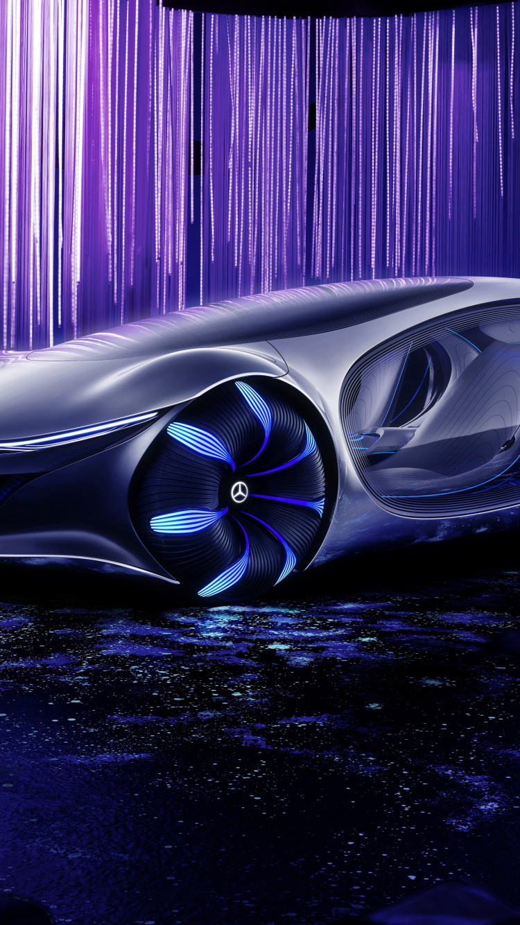 Обои mercedes visin avtr, Мерседес-Бенц СЛА видения, mercedes benz, легковые автомобили, mercedes-benz видение cls в разрешении 750x1334