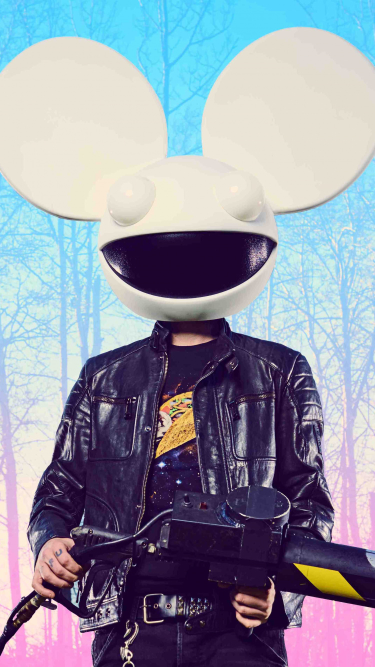 Обои электронная танцевальная музыка, мультфильм, иллюстрация, анимация, стиль в разрешении 750x1334