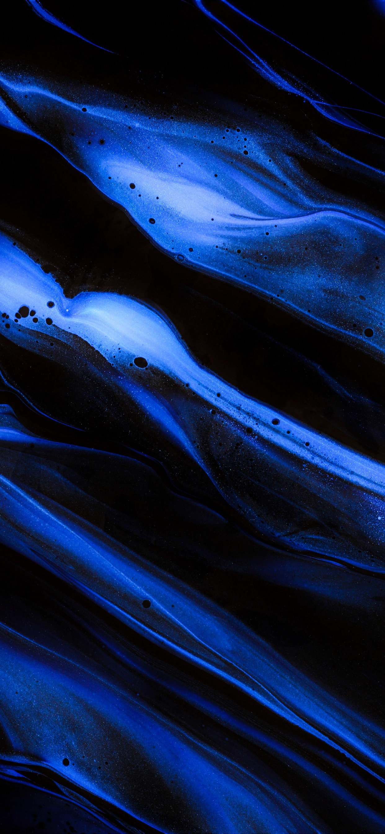 Обои атмосфера, цветной, синий, жидкий, лазурный в разрешении 1242x2688