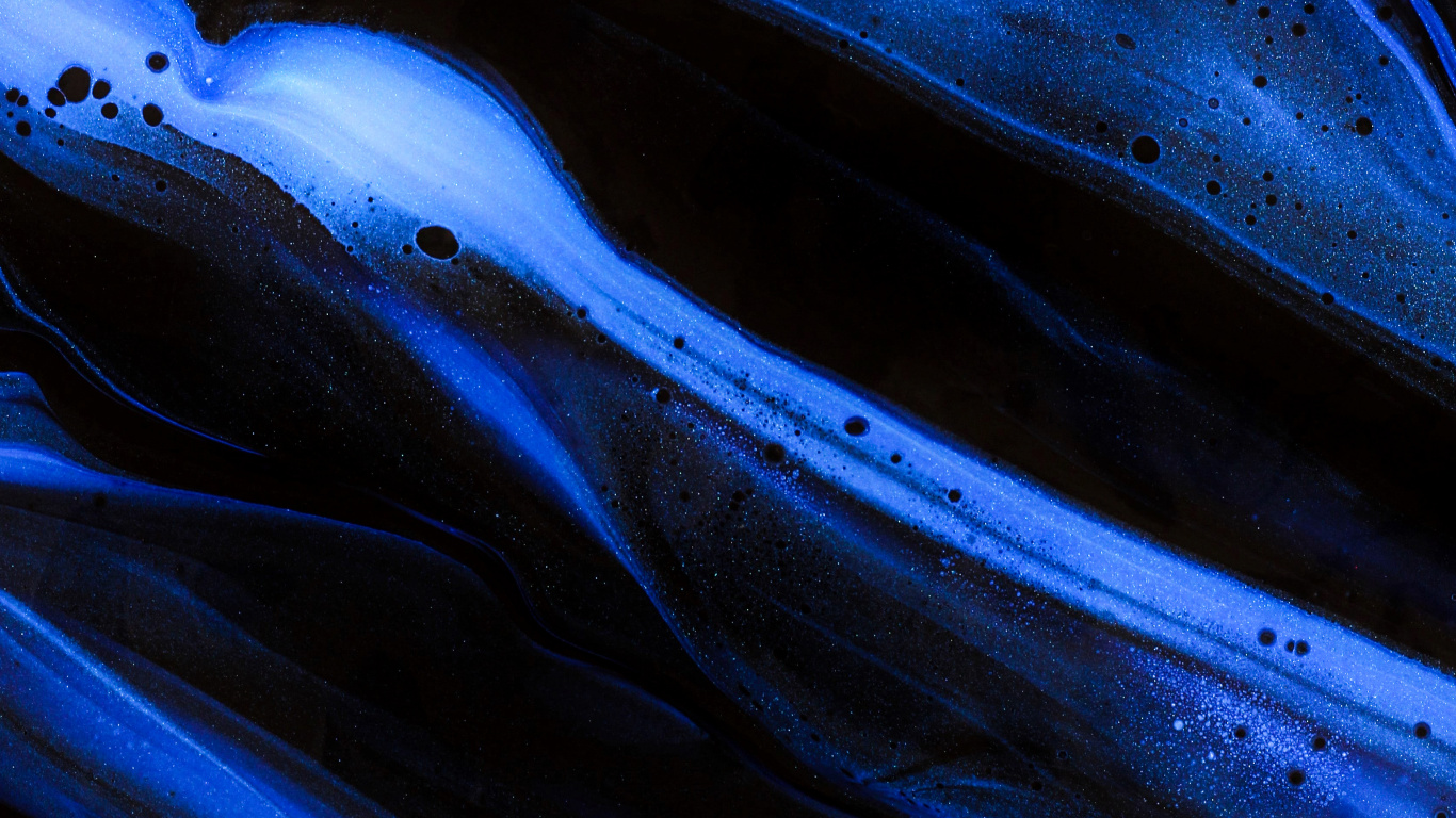 Обои атмосфера, цветной, синий, жидкий, лазурный в разрешении 1366x768