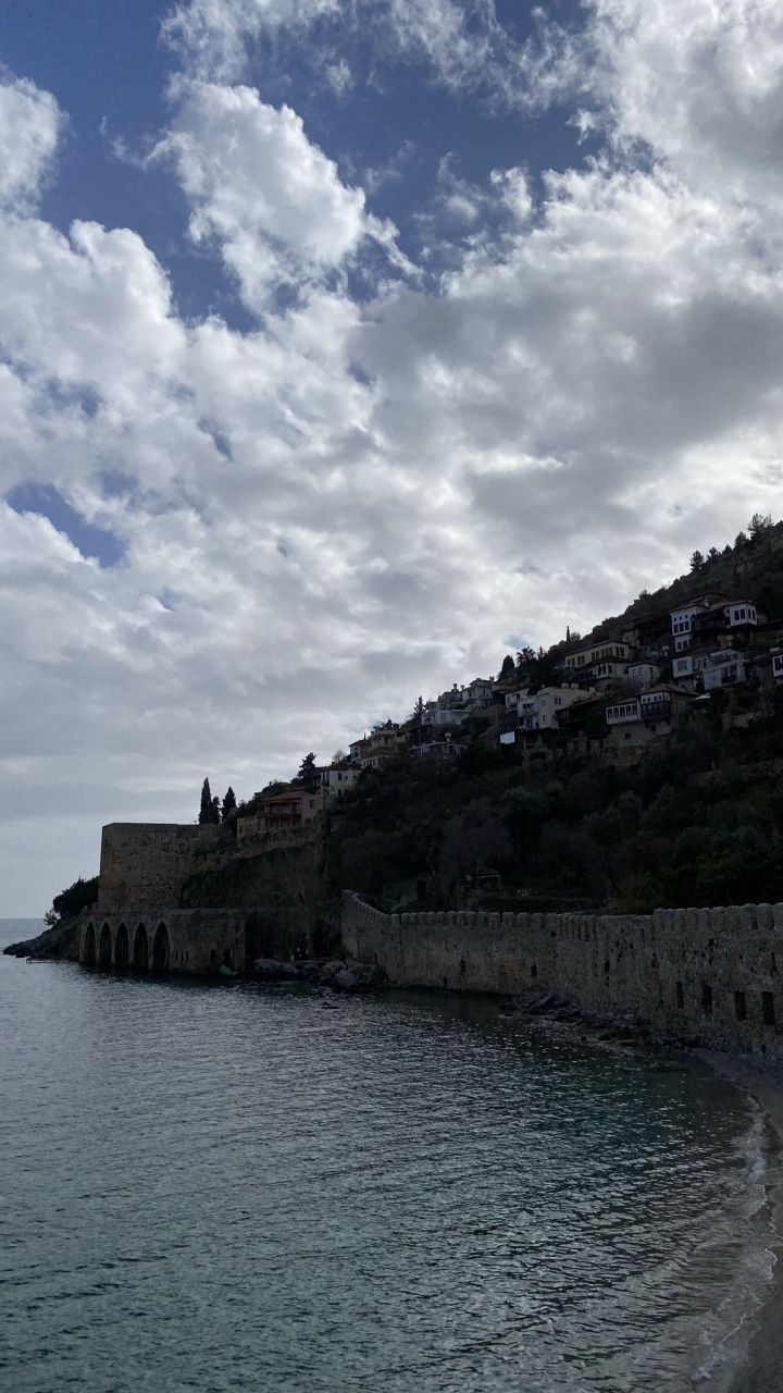 Обои кизилкуле, облако, вода, гидроресурсы, лазурный в разрешении 720x1280