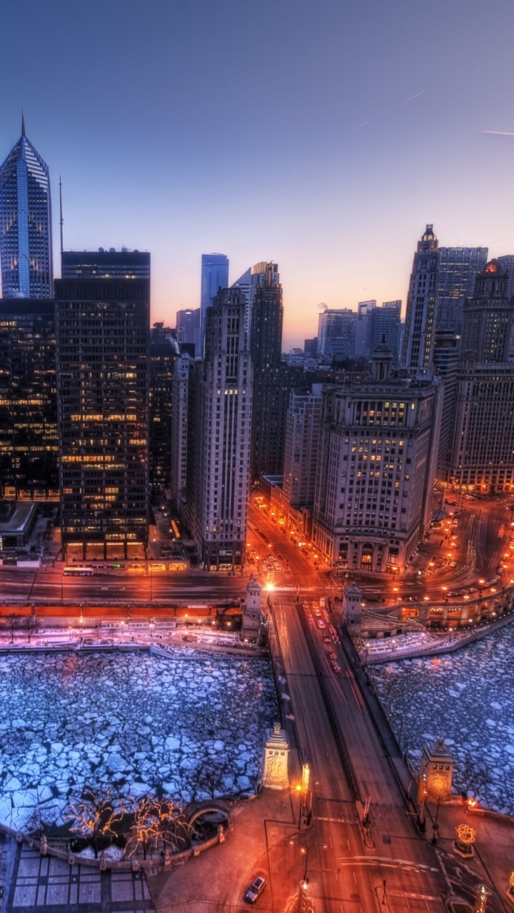 Обои городской пейзаж, город, метрополия, городской район, небоскреб в разрешении 720x1280