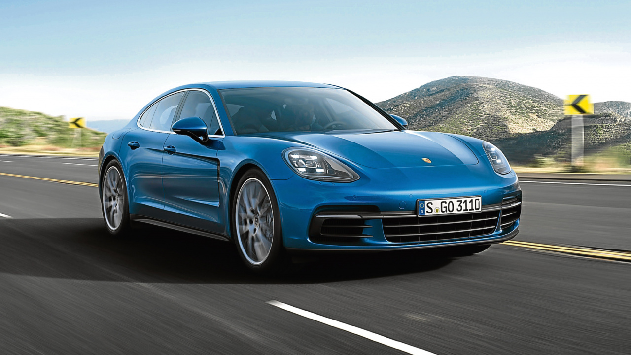 Обои Порше Панамера 2018, Порше, авто, Порше панамера, мощные машины в разрешении 1280x720