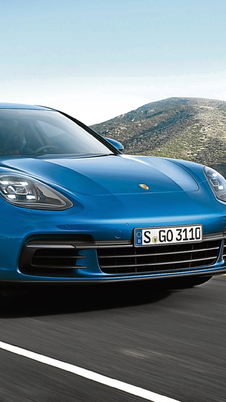 Обои Порше Панамера 2018, Порше, авто, Порше панамера, мощные машины в разрешении 720x1280