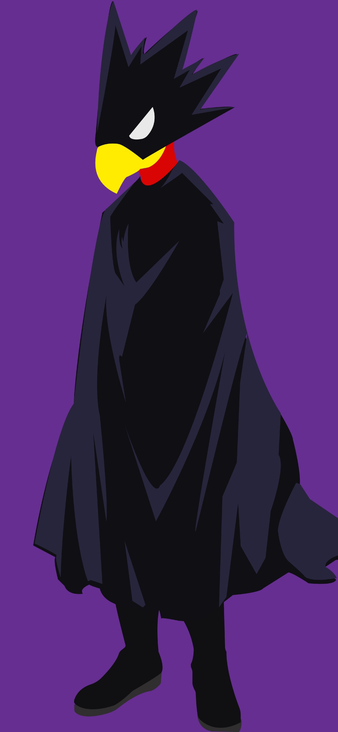 Обои клюв, арт, мультфильм, рукав, искусство в разрешении 1125x2436