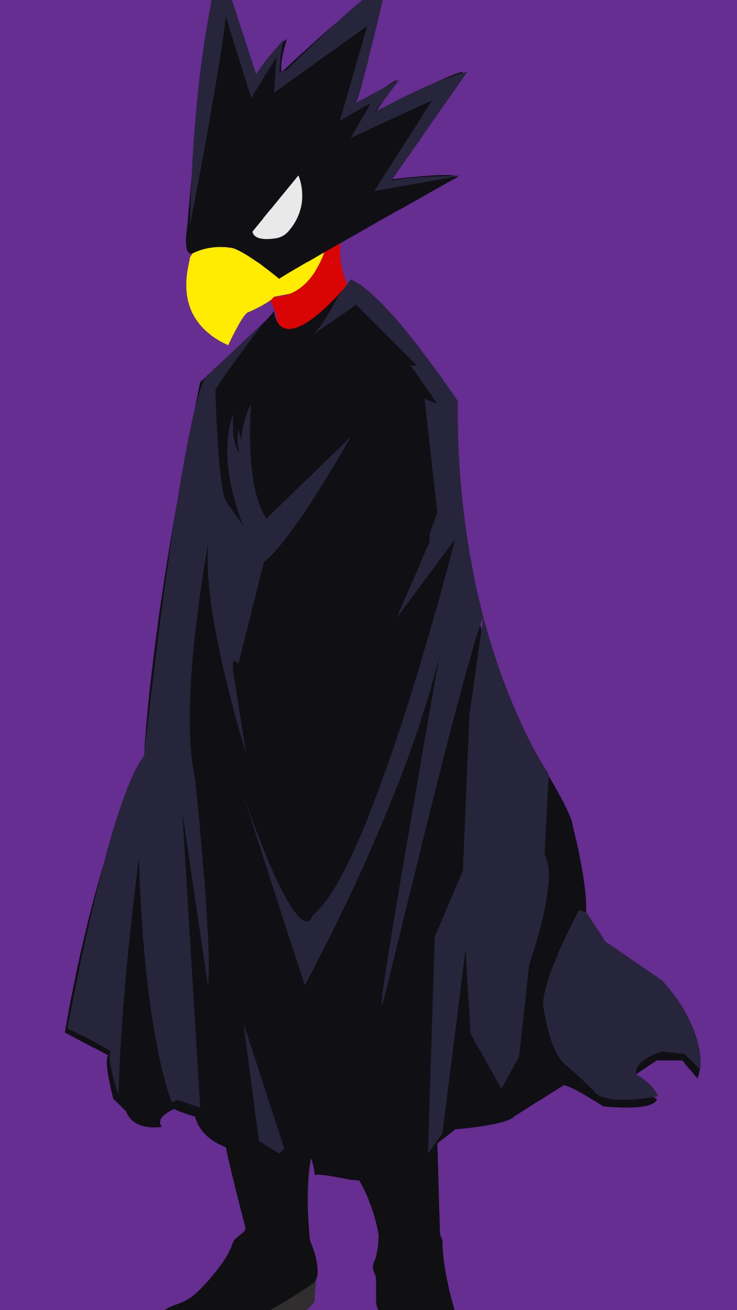 Обои клюв, арт, мультфильм, рукав, искусство в разрешении 1440x2560