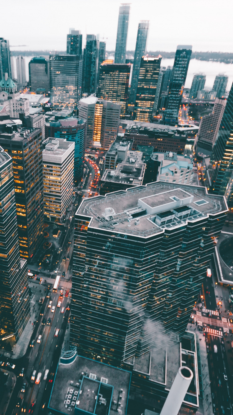 Обои ориентир, архитектура, здания города, НьюЙорк, метрополия в разрешении 750x1334