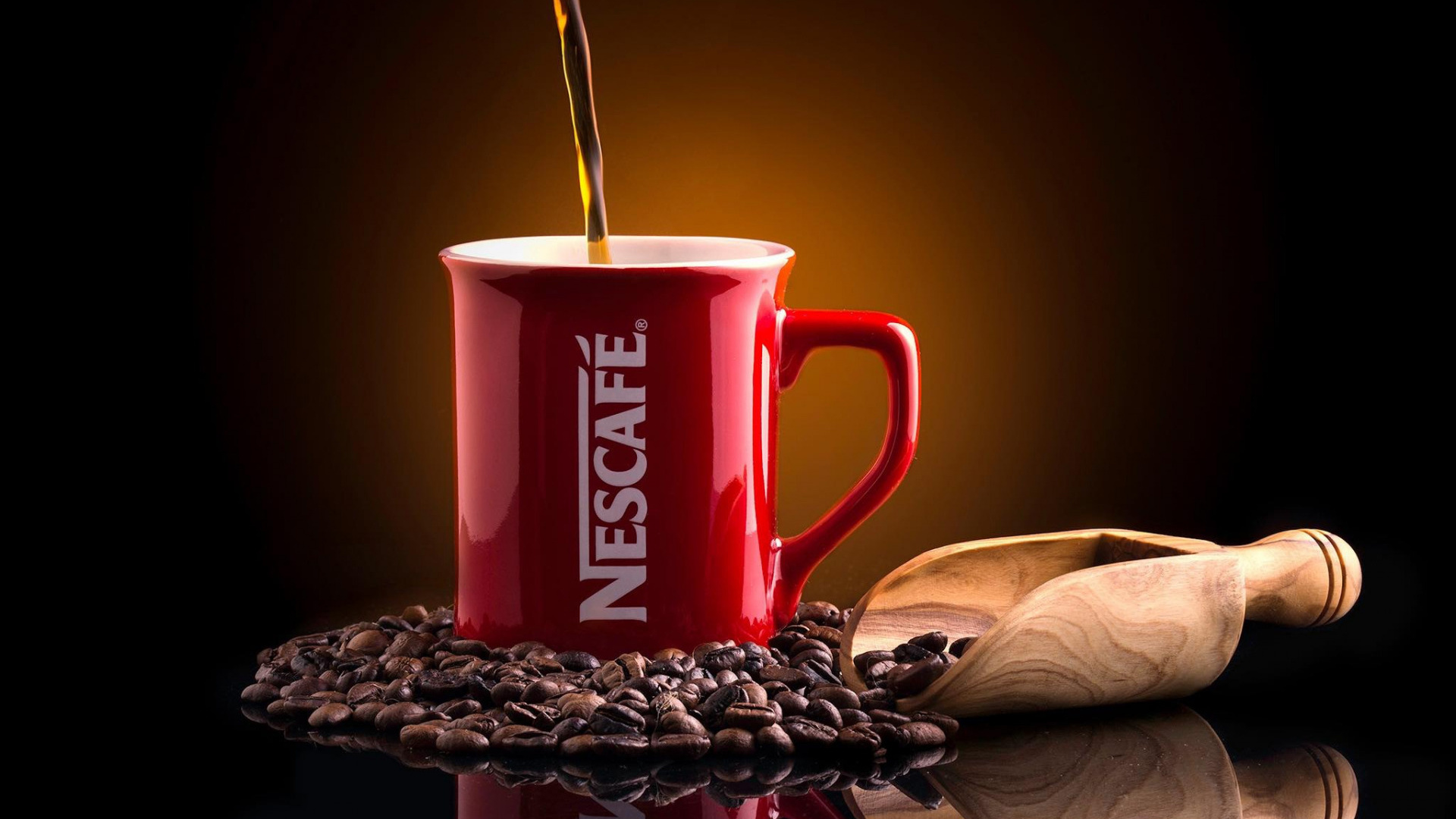 Обои кофе, растворимый кофе, Nescaf, кофейное зерно, Nestl в разрешении 1920x1080