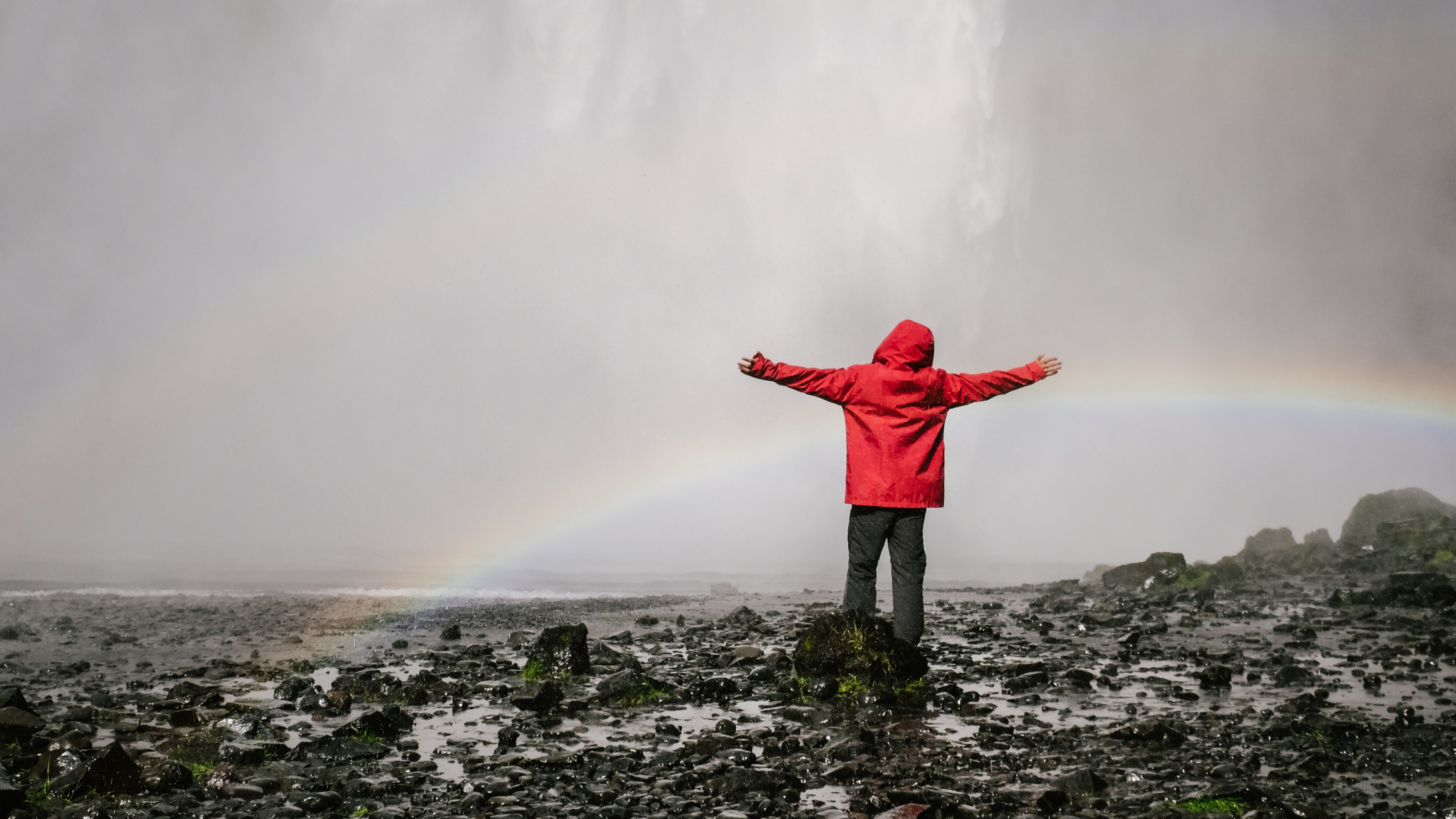 Обои водопад, вода, природа, приключения, водные элементы в разрешении 3840x2160