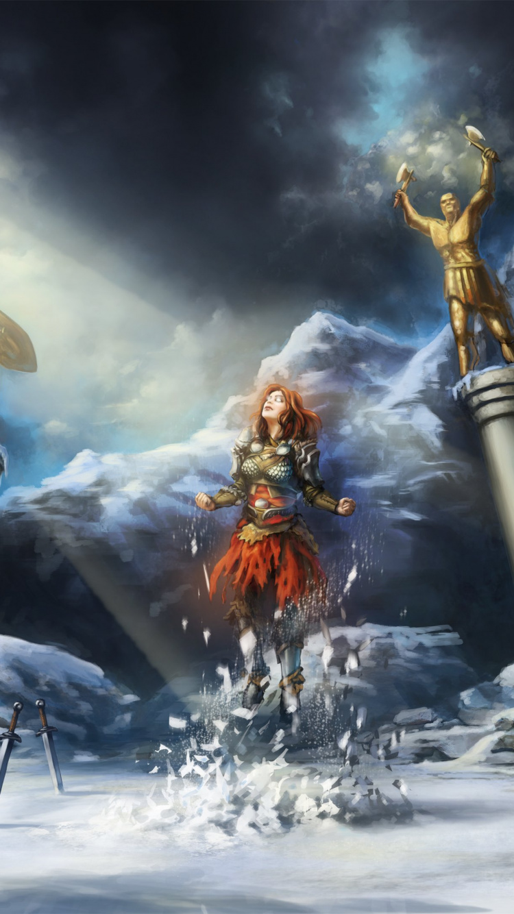 Обои Diablo 3 жнец душ, компьютерная игра, мифология, видеоигра, игра в разрешении 750x1334