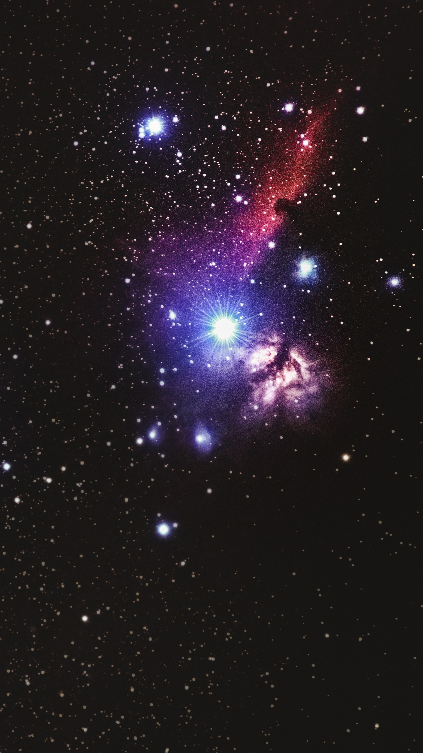 Обои Туманность Конская Голова, туманность, Галактика, астрономический объект, космическое пространство в разрешении 1440x2560