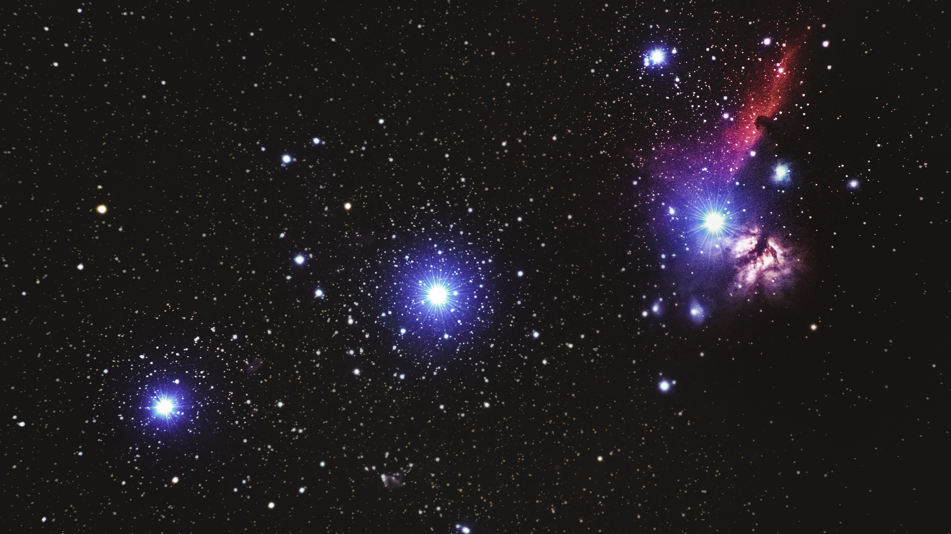 Обои Туманность Конская Голова, туманность, Галактика, астрономический объект, космическое пространство в разрешении 3840x2160