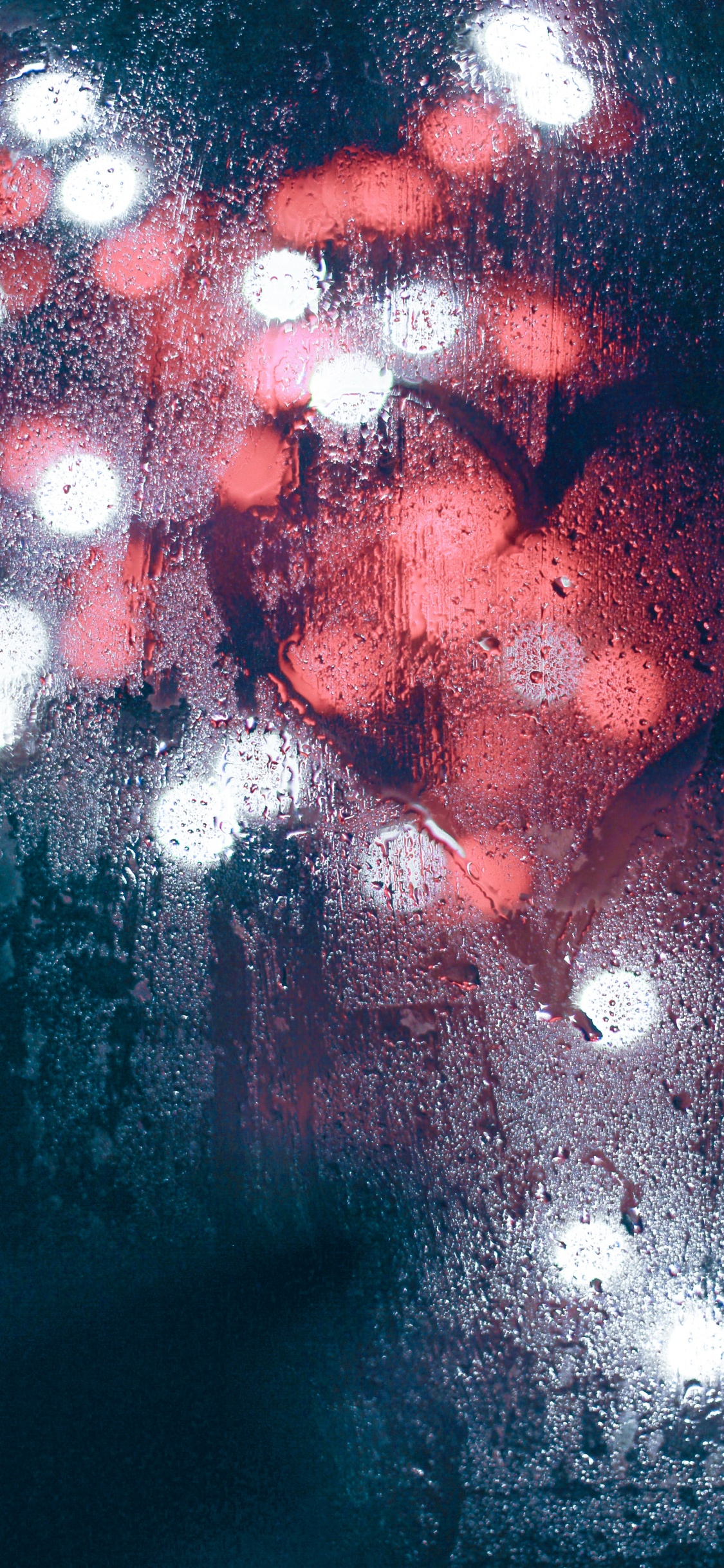 Обои синий, красный цвет, графический дизайн, вода, дизайн в разрешении 1125x2436