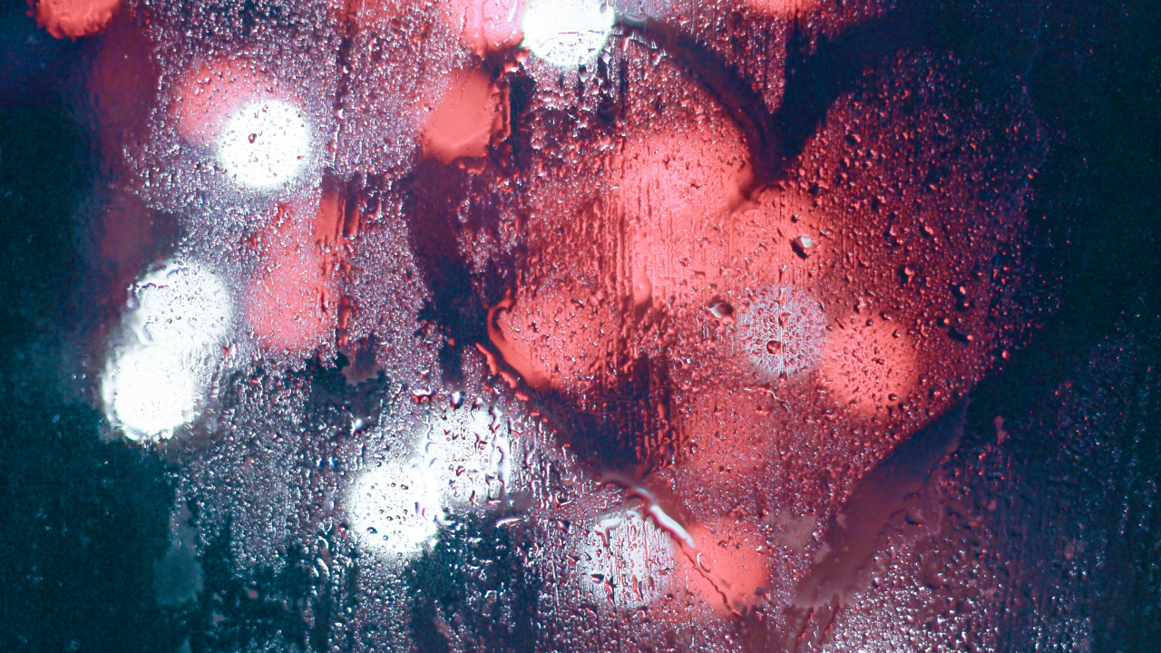 Обои синий, красный цвет, графический дизайн, вода, дизайн в разрешении 1280x720