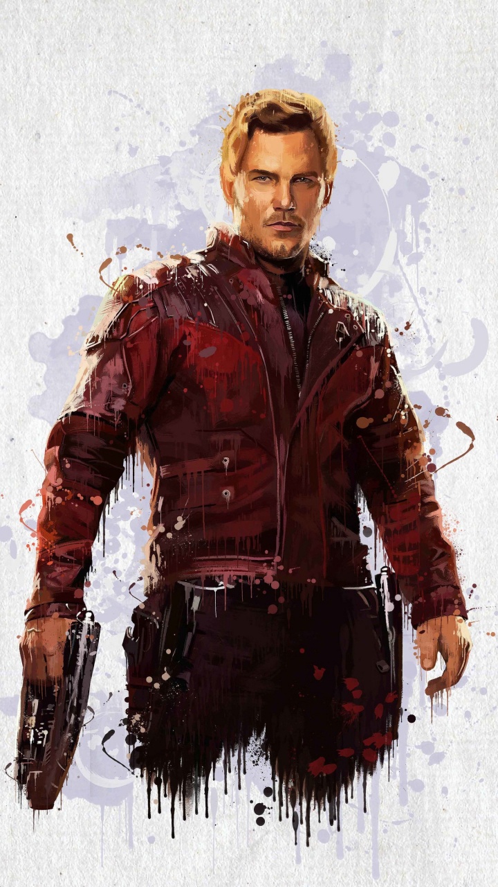 Обои Стар-Лорд, Мстители: Война бесконечности, мститель, Студия Marvel, marvel в разрешении 720x1280