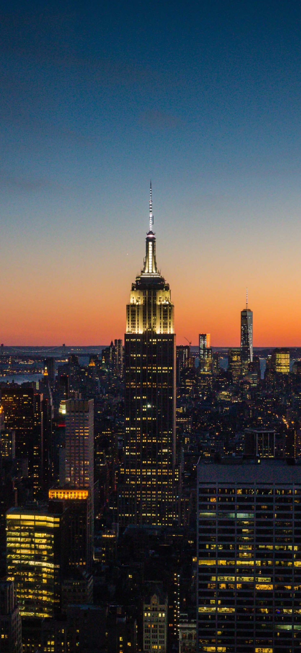 Обои небоскреб, город, городской пейзаж, городской район, линия горизонта в разрешении 1242x2688