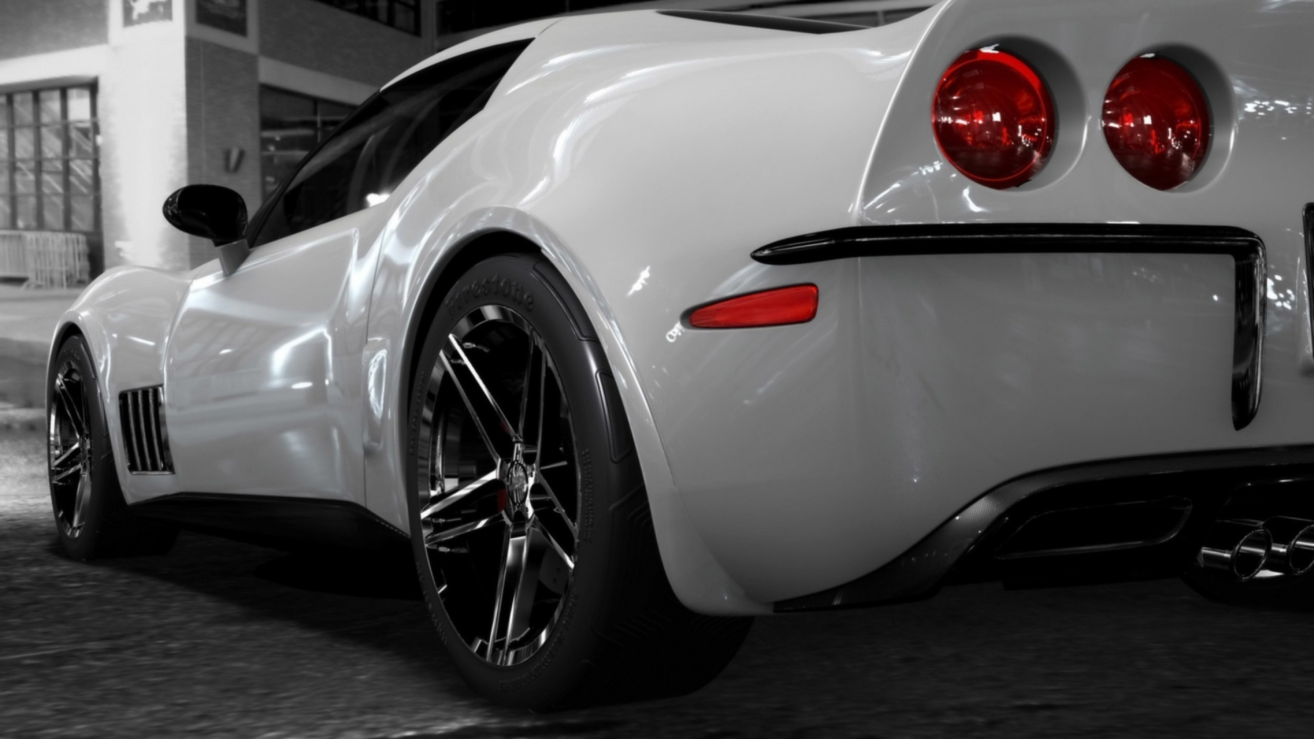 Обои авто, corvette stingray, Шевроле, колесо, спорткар в разрешении 2560x1440