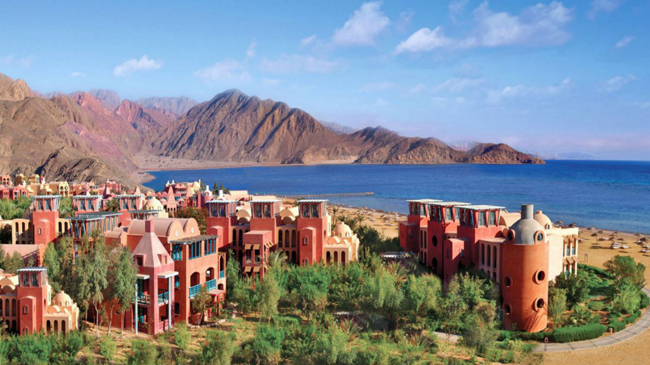 Обои Таба Хайтс, Синайский Полуостров, Красное море, туризм, прибежище в разрешении 1280x720