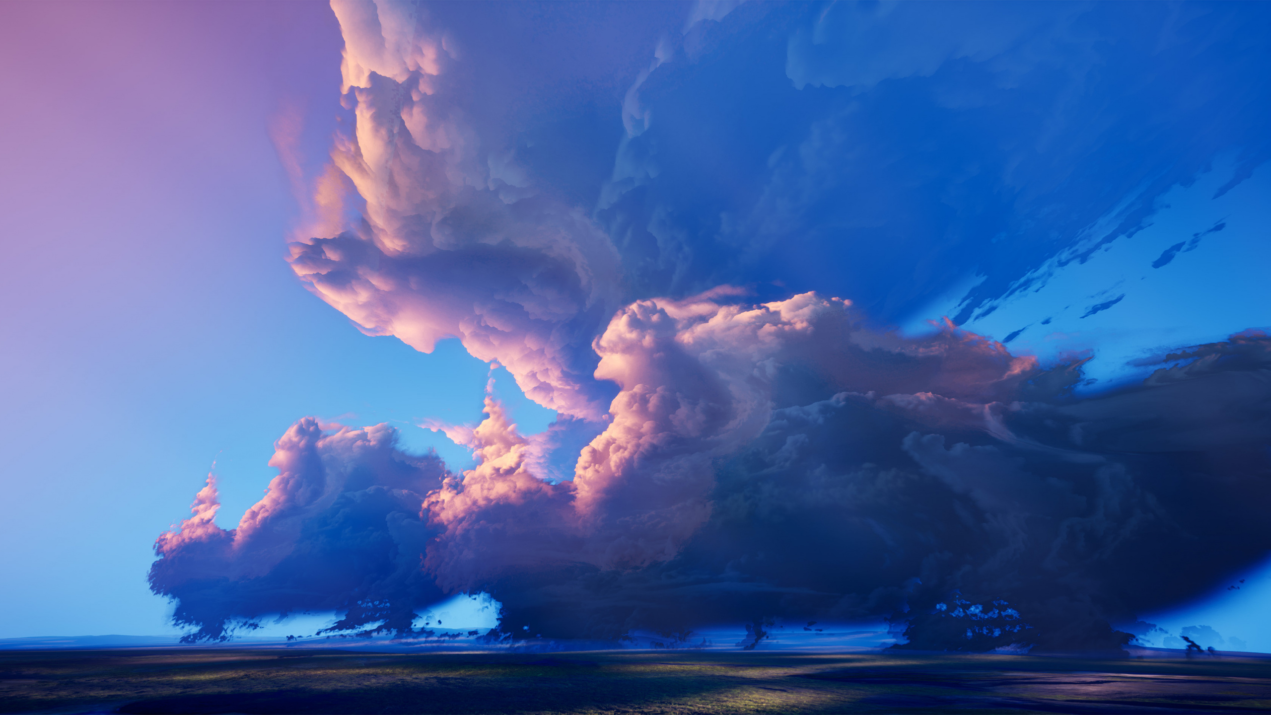 Обои учебное пособие, Создайте, облако, вода, атмосфера в разрешении 2560x1440