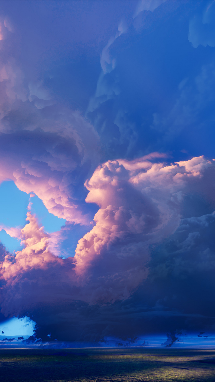 Обои учебное пособие, Создайте, облако, вода, атмосфера в разрешении 750x1334