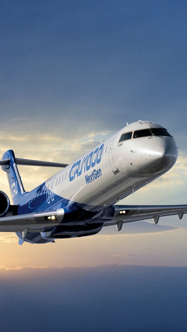 Обои самолет, самолеты, авиалайнер, авиация, воздушное путешествие в разрешении 720x1280