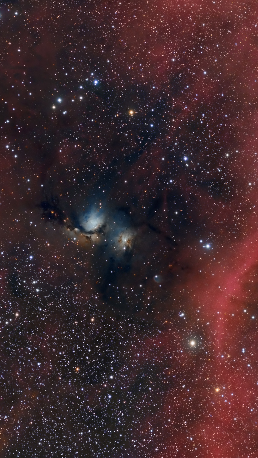 Обои туманность, Астрономия, астрономический объект, атмосфера, космическое пространство в разрешении 1080x1920