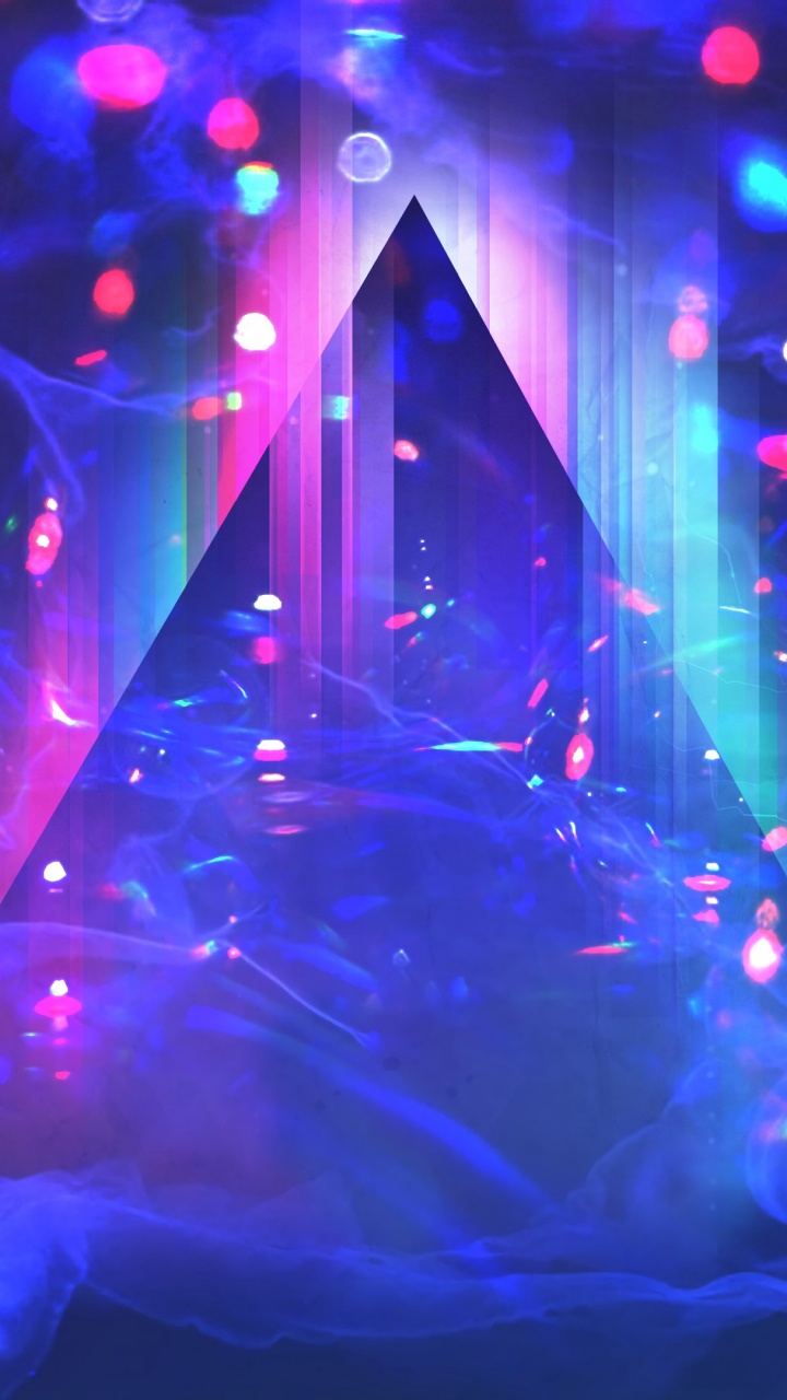 Обои свет, пурпур, синий, освещение, Фиолетовый в разрешении 720x1280