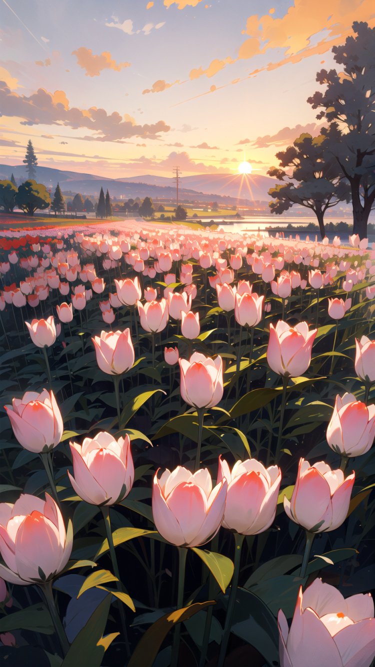 Обои семейство лилейные, цветок, растение, экорегион, облако в разрешении 750x1334