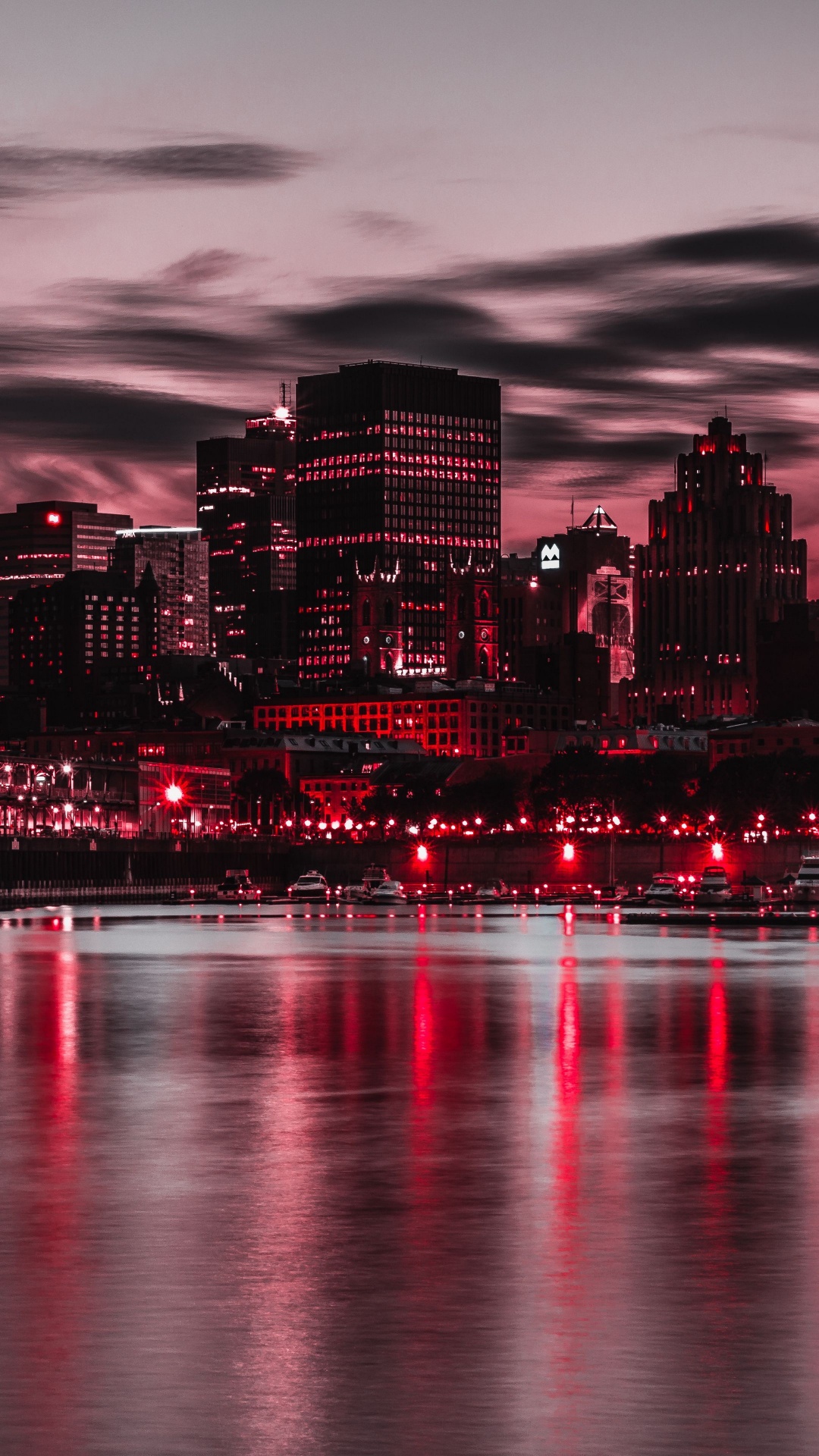 Обои бутлегер, Монреаль, вода, облако, здание в разрешении 1080x1920