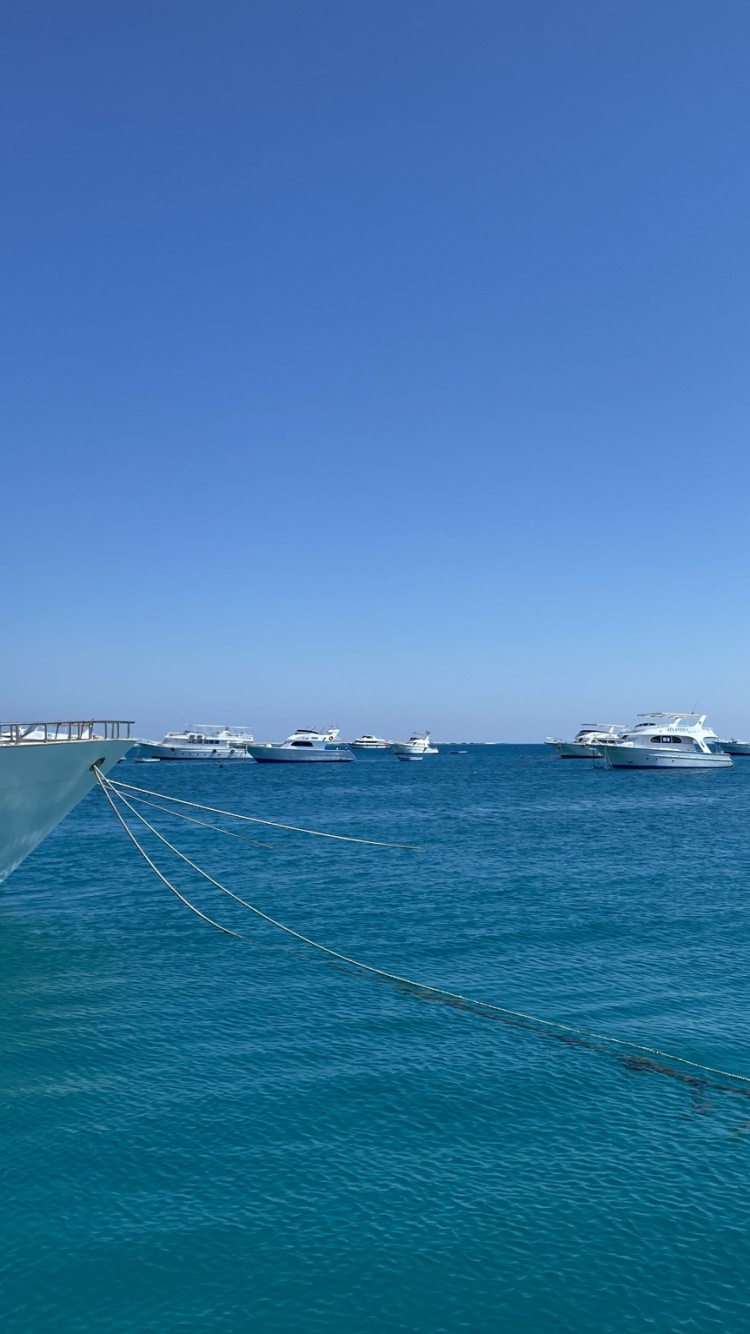 Обои море, вода, лодка, судно, корабельная архитектура в разрешении 750x1334